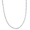 14K White Gold Polished Fancy Link Necklace