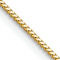 14k Yellow Gold 0.9mm Solid Franco Link 30 Inch Chain
