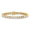 14K Yellow Gold VS/SI GH, Lab Grown Diamond Tennis Bracelet