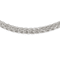 Sterling Silver 6.75mm Braided Fancy Necklace