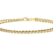 Italian Cuore Rope Bracelet In Solid 14K Yellow Gold 4mm