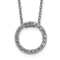Rhodium Over 14K White Gold Lab Grown Diamond VS/SI GH, Circle Necklace