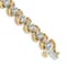 14k Yellow Gold and 14k White Gold with Rhodium over 14k Yellow Gold
Diamond Bracelet
