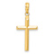 14k Yellow Gold Reversible Latin Cross Pendant