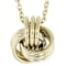 Gold-Tone Love Knot Sliding Pendant Necklace