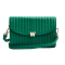Mimi Green Crossbody Bag with Wristlet
