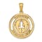 14k Yellow Gold NAPLES Dolphins Pendant