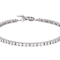 CZ Tennis Bracelet In Platinum-Enhanced Sterling Silver 6.89ctw