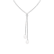 7-8mm White Cultured Freshwater Pearl Sterling Silver Necklace