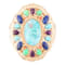 Barse Jewelry Multi-Gemstone Gold Tone Concho Statement Ring