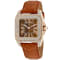 Christian Van Sant Women's Radieuse Brown Dial, White Bezel, Brown
Leather Strap Watch