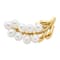 14K Yellow Gold Polished Cluster 5-6mm White Rice Freshwater Cultured
Pearl Pin Brooch