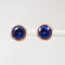 Tanzanite Round 18K Rose Gold Over Sterling Silver 8MM Studs Earrings,
4.46 ctw