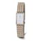 Charles Hubert Ladies Two-Tone Titanium White Dial Watch