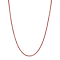 7.00ctw Ruby 14k Yellow Gold Tennis Necklace, 17 Inches