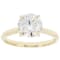 Lab-Grown Diamond Solitaire Ring In 14K Gold 2.00ct