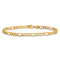 10k Yellow Gold 4mm Anchor Link Bracelet