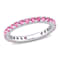 Pink Tourmaline 10K White Gold Ring 0.87ctw