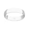 4mm Lightweight Men's Wedding Band in 10k White Gold