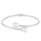8.5-9mm White Cultured Freshwater Pearl Silver  Bracelet