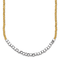 14K Two-tone Diamond-cut Beaded 18-inch Necklace