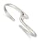 Sterling Silver Polished Fancy Cuff Bracelet