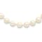 Rhodium Over Sterling Silver 7-8mm White Freshwater Cultured Pearl Necklace