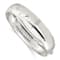 Sterling Silver Polished Diamond-cut and Textured Bangle