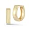 Bellissima Gold 14K Yellow Gold Bold Huggie Hoop Earrings