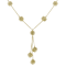 Rose A La Turca Necklace In 18K Gold Over Sterling Silver 10mm 18 Inch