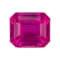 Pink Sapphire Loose Gemstone Unheated 6.01x5.2mm Emerald Cut 1.12ct