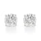 Certified White Lab-Grown Diamond H-I SI 14k White Gold Stud Earrings 1.50ctw