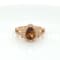 2.01 Ctw Brown Diamond and 0.79 Ctw White Diamond Ring in 14K YG