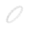 Clear Bamboo Acrylic Slip-On Bangle Bracelet