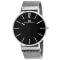 Oceanaut Men's Magnete Black Dial, Stainless Steel mesh Watch