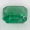 Zambian Emerald 7.26x6.52mm Emerald Cut 1.35ct