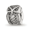 Sterling Silver Owl Clip Bead