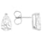 Lab-Grown Diamond Pear Shape Martini Stud Earrings In 14K White Gold 3.00ctw