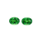 Tsavorite 7.25x5.51mm Oval Matched Pair 2.21ctw