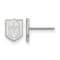 Rhodium Over Sterling Silver NHL Vegas Golden Knights LogoArt Extra
Small Post Earrings