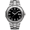 Bulova Men's Classic Black Dial Stainless Steel Watch
