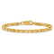 14K Yellow Gold 3.25mm Byzantine Chain Bracelet