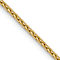 14k Yellow Gold 1.4mm Solid Diamond-Cut Parisian Wheat 20 Inch Chain