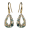Sky Blue Topaz 18k Yellow Gold Over Sterling Silver Earrings