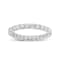 Diamond 14k White Gold Eternity Band 1.00ctw