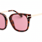 Tom Ford Shiny Dark Havana Frames / Pink Lenses Sunglasses