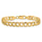 14k Yellow Gold 7mm Curb Link Bracelet, 8 Inches
