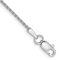Rhodium Over 14k White Gold Parisian Diamond-Cut Wheat Link Bracelet