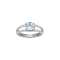 Blue Lab Created Blue Spinel And White Cubic Zirconia Platinum Over
Silver Ring 2.47ctw