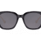 Gucci Black and White Frame / Gray Lens Sunglasses